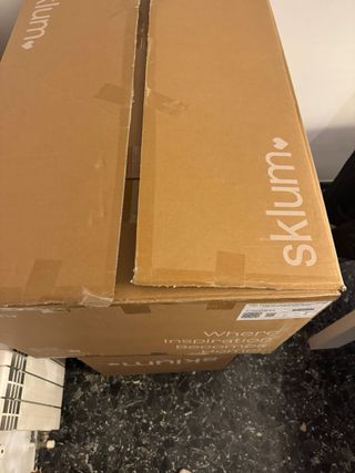 Taburete Sklum Tela Gris Topo 75 cm