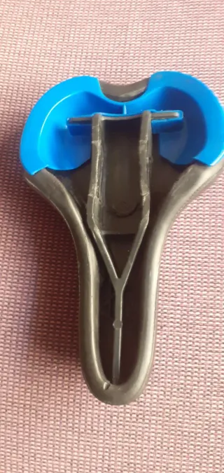 Sillín Bici Negro y Azul