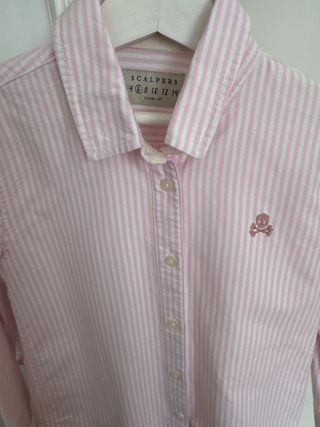 Camisa niña Scalpers rayas rosas