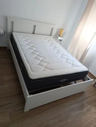 Cama Ikea Songesand Blanca