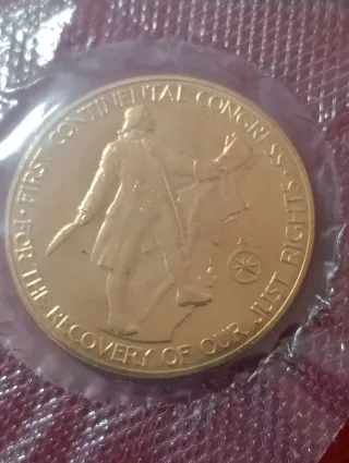 Medaglia Bicentenario Rivoluzione Americana 1774