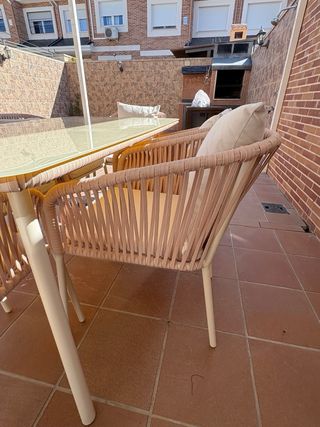 Conjunto mesa y sillas terraza Sklum