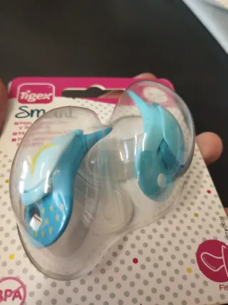 2 Chupetes Tigex Smart +18m Silicona