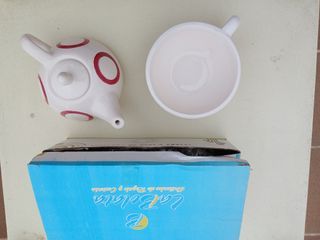 Lote 2 Teteras con tazas Cerámica