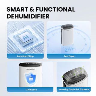 Deumidificatore Elettrico 25L Serbatoio 3.7L NUOVO