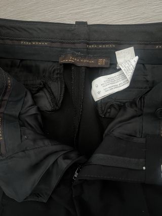 Pantalón Zara Negro Talla 34