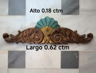 Decoración tallada 62cm