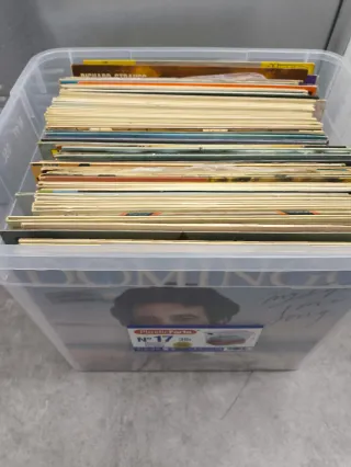 Lote Vinilos Clásica Cajas y Vinilos sueltos