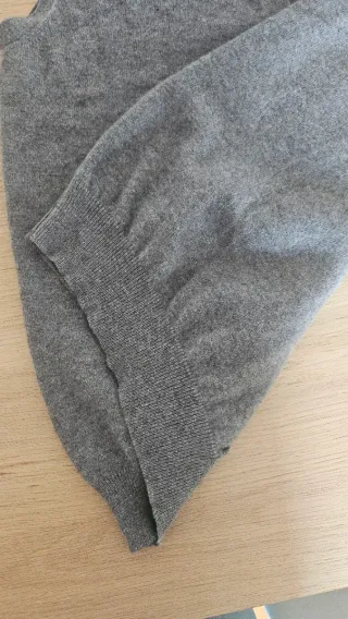 Gilet uomo cashmere grigio taglia S