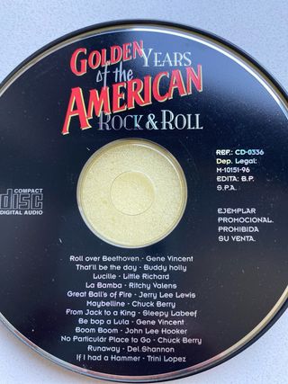 CD Golden Years of the American Rock & Roll