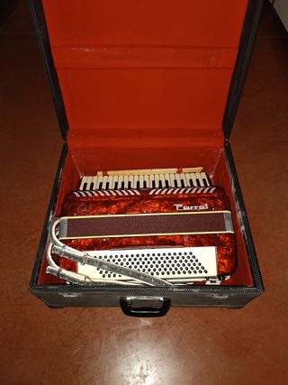 Acordeón Parrot Rojo