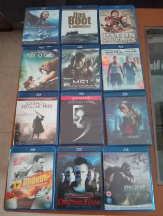 Lote Películas Blu-ray Acción y Ciencia Ficción