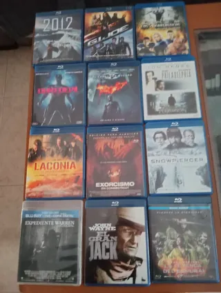 Lote Películas Blu-ray Acción y Ciencia Ficción