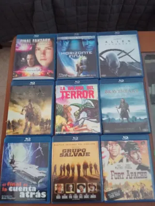 Lote Películas Blu-ray Acción y Ciencia Ficción