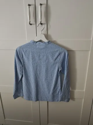Camisa niño rayas azules y blancas