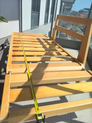 Sofá de madera interior/exterior