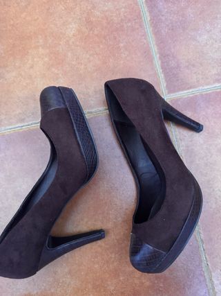 Zapatos de tacón Marypaz marrones