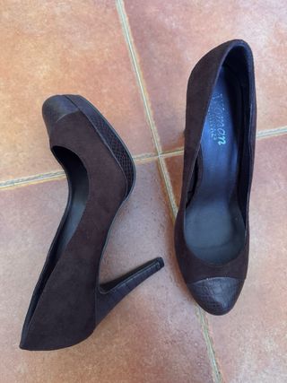 Zapatos de tacón Marypaz marrones