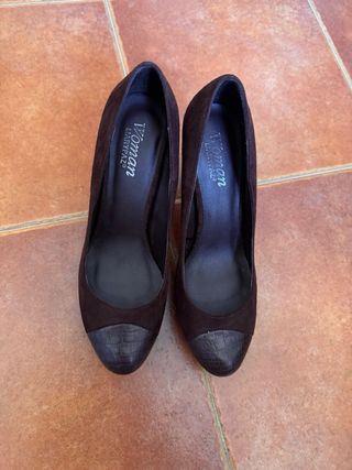 Zapatos de tacón Marypaz marrones
