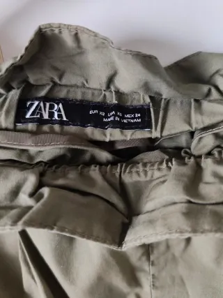 Pantalón verde militar con cordón