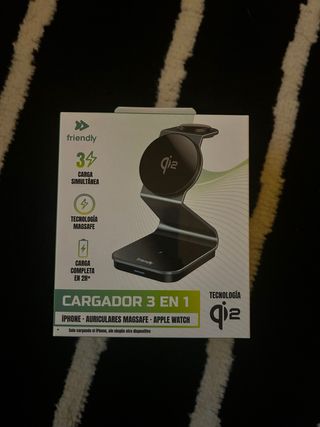 Cargador 3 en 1 Friendly Qi2 iPhone