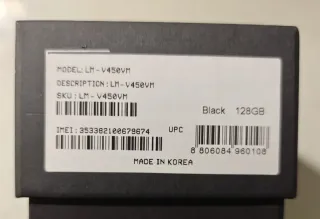 LG V50 ThinQ Verizon Gris LM V-450VM