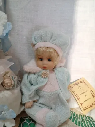 Set 3 Bambole Porcellana