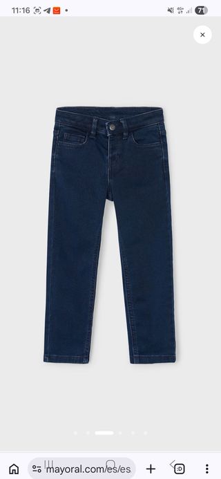 Vaqueros niño Mayoral nuevos talla 6 (116)