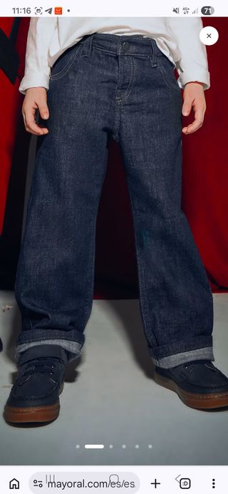 Vaqueros niño Mayoral nuevos talla 6 (116)