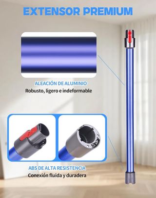 NUEVO! Tubo Extensión Aspiradora Dyson Azul V7 V11