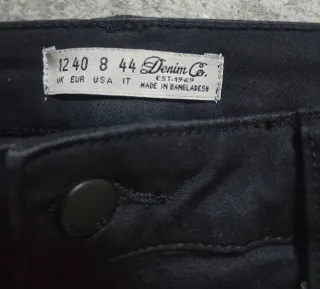 Pantalón pitillo mujer talla 40 negro