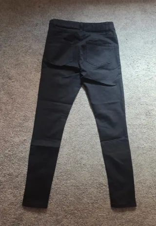 Pantalón pitillo mujer talla 40 negro