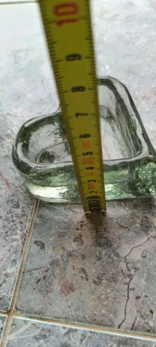 Corazón de cristal decorativo