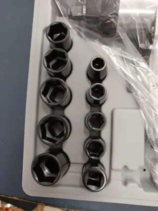 Pistola de impacto neumática Autobest 17 piezas