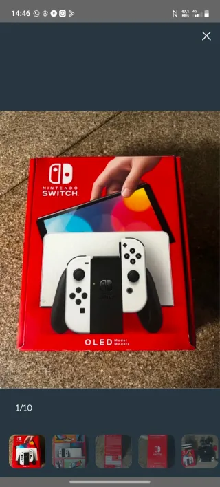 Nintendo Switch OLED Blanca y Negra