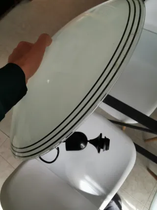 Lámpara Plafón Techo Colgante cristal tintado