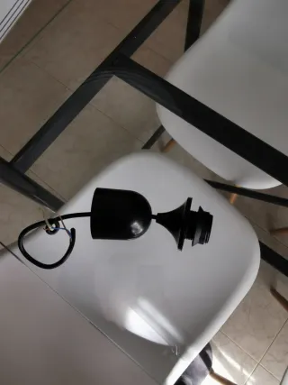 Lámpara Plafón Techo Colgante cristal tintado