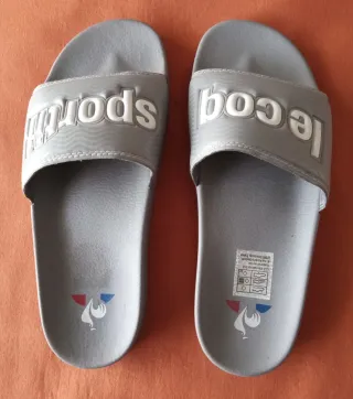 Chanclas Le Coq Sportif Unisex Gris