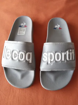 Chanclas Le Coq Sportif Unisex Gris