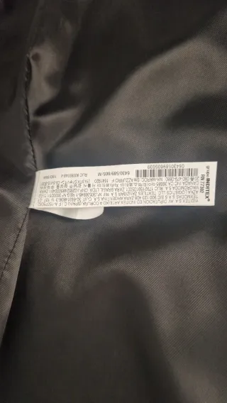 Abrigo Zara Man burdeos talla M