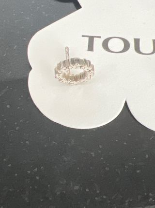 Pendientes Tous Plata Flores y Perla