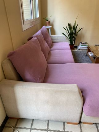 Sofá chaise longue 3 plazas