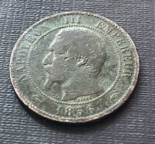 Moneda Francia 1856 Napoleón III