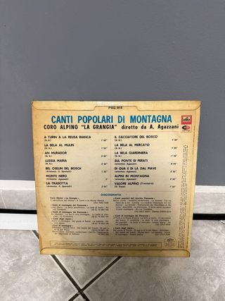 Vinile Canti Popolari di Montagna