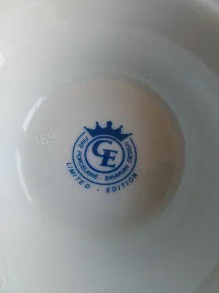 Servicio de té Bavaria porcelana, liquidacion
