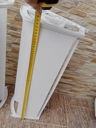 Repuesto zapatero plástico blanco