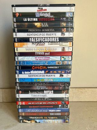 Lote de 30 DVDs de películas
