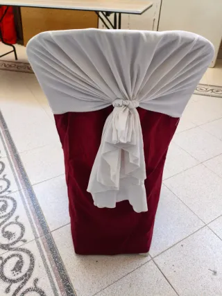 Mantelería para eventos color rojo