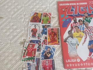 Lote 265 Cromos Fútbol + Álbum Panini Liga 23-24