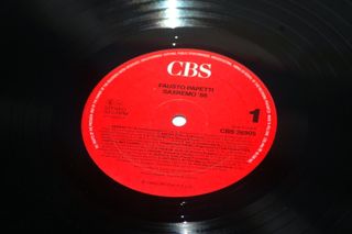 Disco Vinile 33 Giri Fausto Papetti Saxremo 86